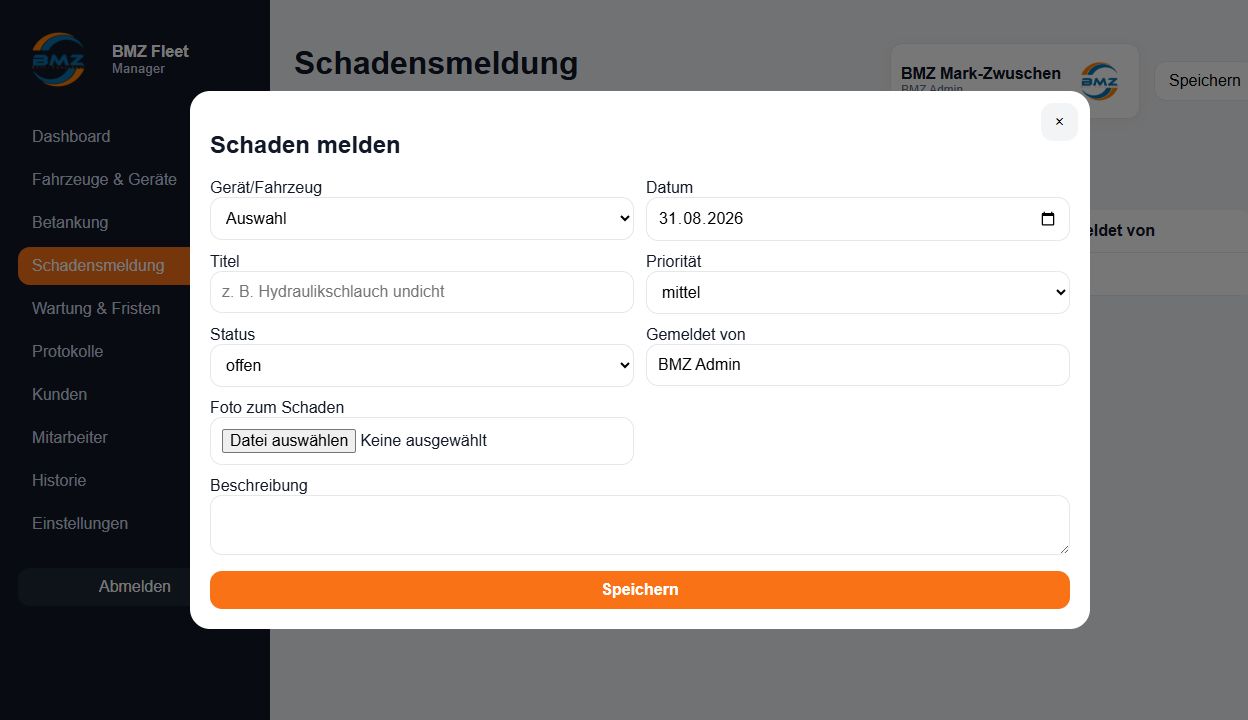 Schaden melden